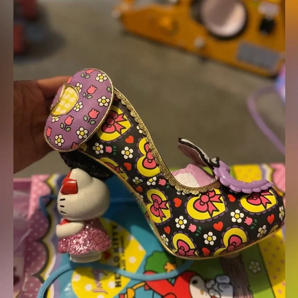 Irregular Choice Pink and Purple Hello Kitty Heels - Picture 4 of 7